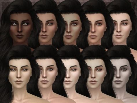Remussirions R Skin 3 Female Sims 4 Custom Content 2 Colours