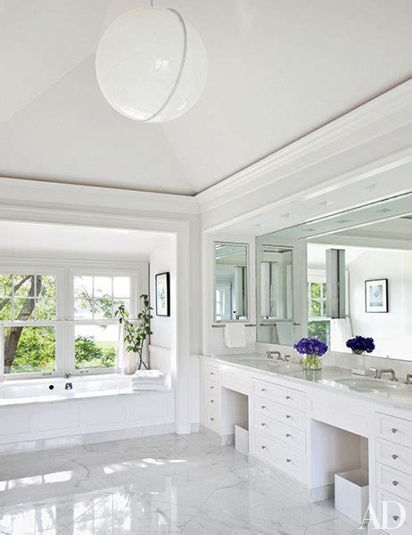 White Bathroom Design Ideas Photos Architectural Digest
