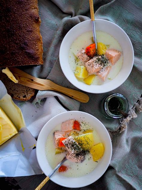 Lohikeitto Creamy Finnish Salmon Soup Recipe