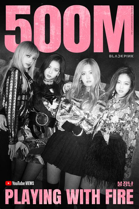 Blackpink also released a dance practice video for playing with fire on their official. 200508 BLACKPINK - 'PLAYING WITH FIRE' M/V Hits 500 ...