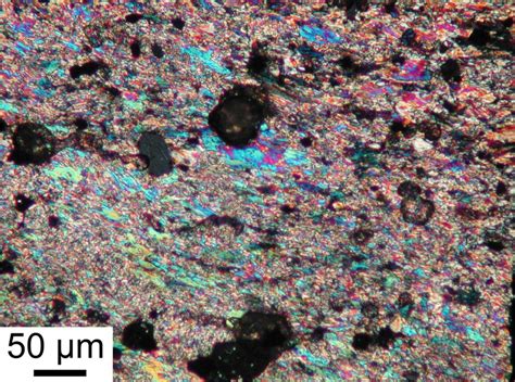 Sm Micrograph In Cross‐polarized Light Ultra‐thin Section Of The