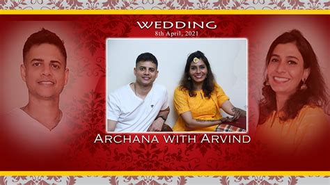 Wedding Archana With Arvind Youtube