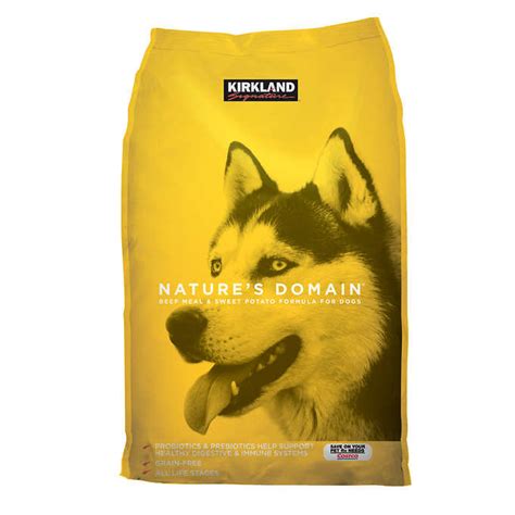 Top 10 worst dog foods, 16 foods to avoid on the fda dog food warning list. Kirkland Signature Nature's Domain Beef Meal & Sweet ...