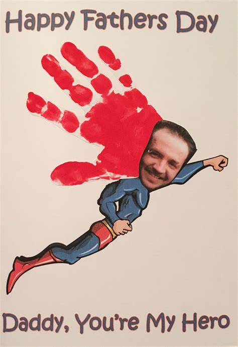 Printable Superhero Father S Day Card To Make For Superdad Artofit