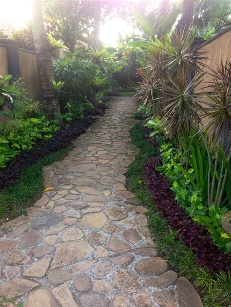 Tropical Pathway Bali Small Tropical Gardens Tropical Backyard