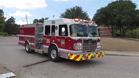Dallas Fire Rescue Engine 26 Responding Youtube