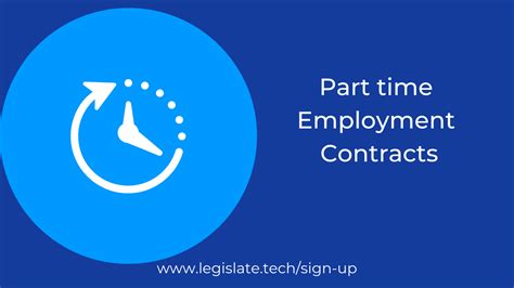 How To Create A Part Time Employment Contract Legislate