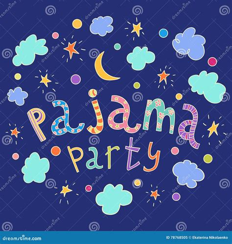 Pajama Party Posters With Happy People In Kigurumi Vector Illustration
