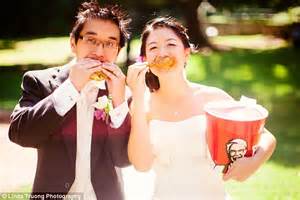 Doctor Is So Obsessed With Kfc Buckets She Included Them In Her Wedding