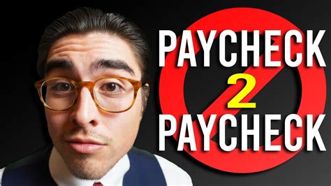 STOP Living Paycheck to Paycheck! Here's How: - YouTube