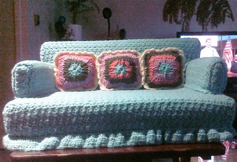 Amigurumi related to everything you can not find and share with you. Crochet Sofa Cat Bed | Flickr - Photo Sharing!