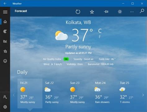 10 Best Weather Apps For Windows 10 2021 Beebom
