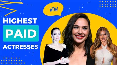 These Are The 10 Highest Paid Actresses In Hollywood 2023 Youtube