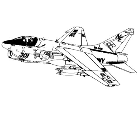 In this section, find a large selection of coloring pages war plane. coloring-sheet-a7corsair-001 | USS KIDD