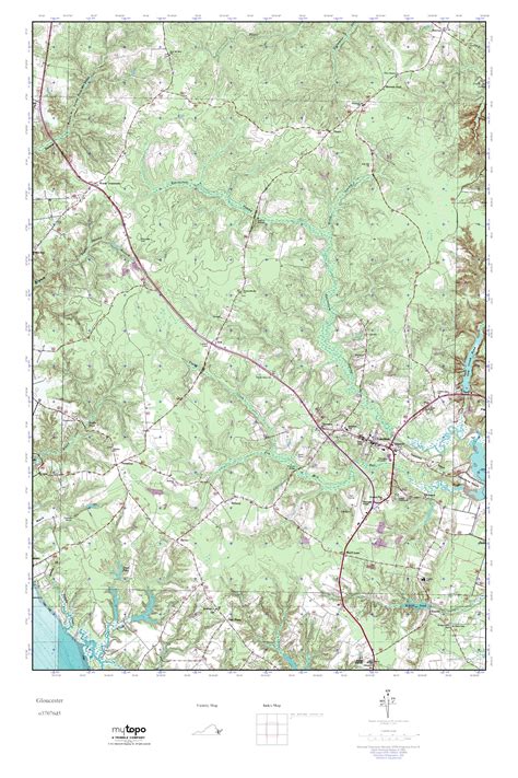 Mytopo Gloucester Virginia Usgs Quad Topo Map