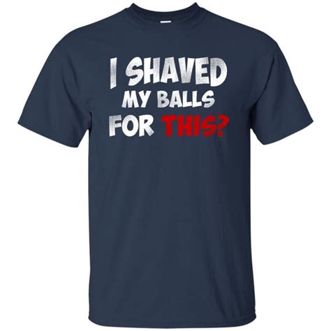 Shaved Balls Cotton Tee The Dudes Threads