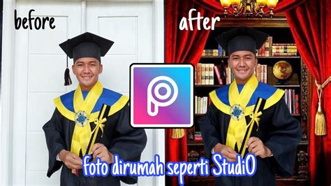 Cara Mengedit Foto Wisuda Di Hp Dengan Mudah Ll Picsart Editing Youtube