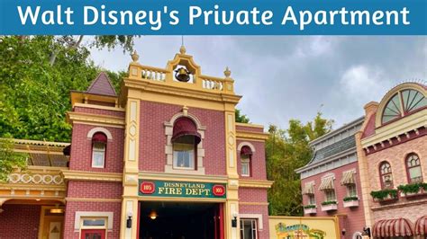Walt Disneys Private Apartment Disneyland Youtube