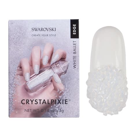 Swarovski Crystal Pixie Edge White Ballet Crystal Nails Portugal