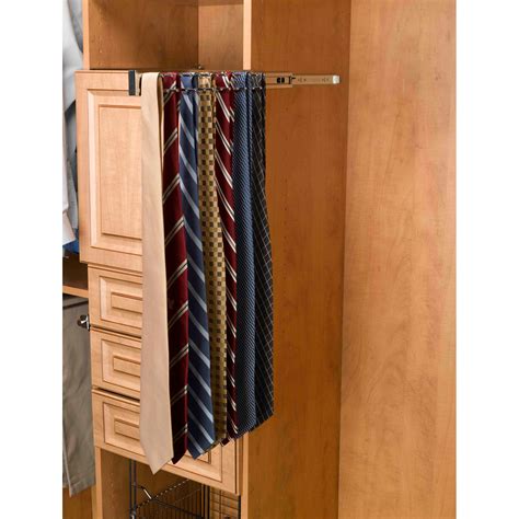 Een gloednieuw, ongebruikt, ongeopend, onbeschadigd object in de oorspronkelijke verpakking (indien verpakking van toepassing is). Rev-A-Shelf Pull-Out Side Mount Tie Rack & Reviews | Wayfair