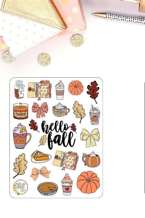 Hello Fall Planner Stickers Etsy Bullet Journal 2020 Bullet Journal Writing Bullet Journal