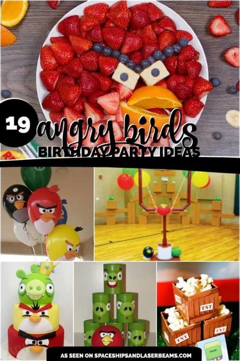 19 Angry Birds Party Ideas Spaceships And Laser Beams
