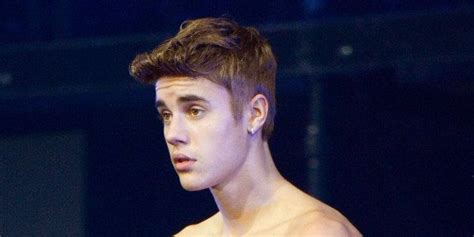 Justin Bieber Poses Naked With Guitar Huffpost