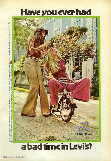 Levis For Gals Ad Mademoiselle October 1972 Vintage