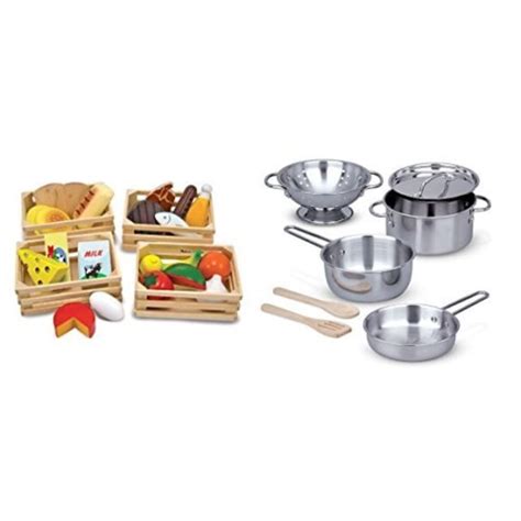 Melissa And Doug Food Groups With Melissa And Doug Stainless Steel Pots And