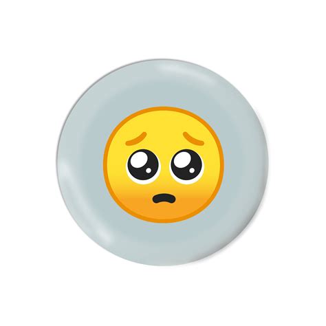 Emoji Badge Pack 4 X Emoji Badges 25cm Button Badges Cry Etsy