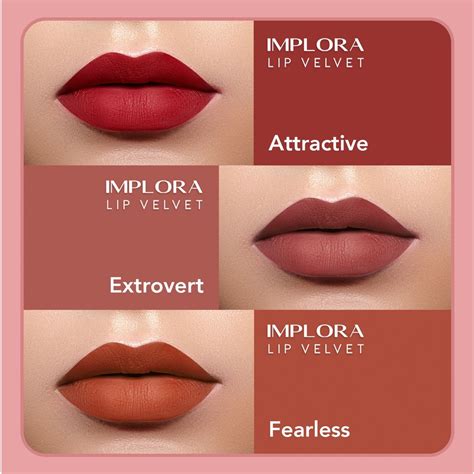 Implora Lip Velvet Extrovert Lipstik Jumbo Super Center