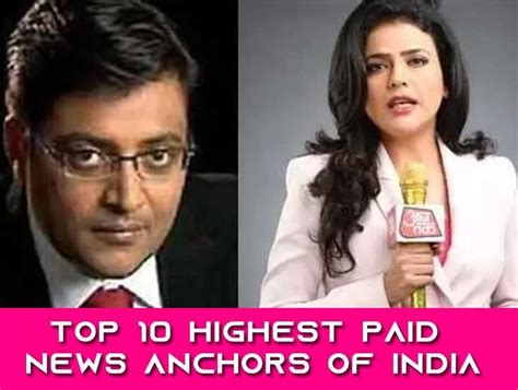 Top 10 Highest Paid News Anchors In India 2018 India