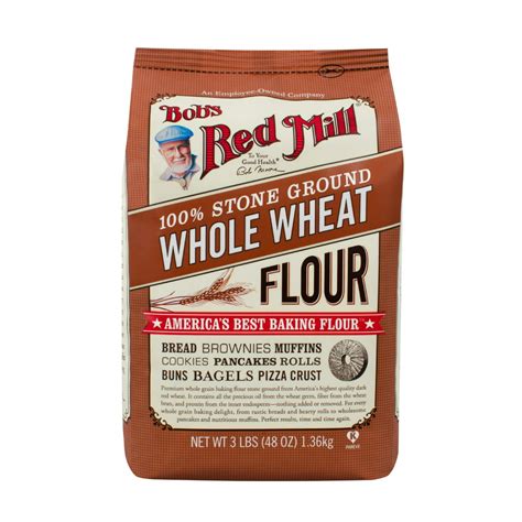 Bobs Red Mill Whole Wheat Flour 48 Oz