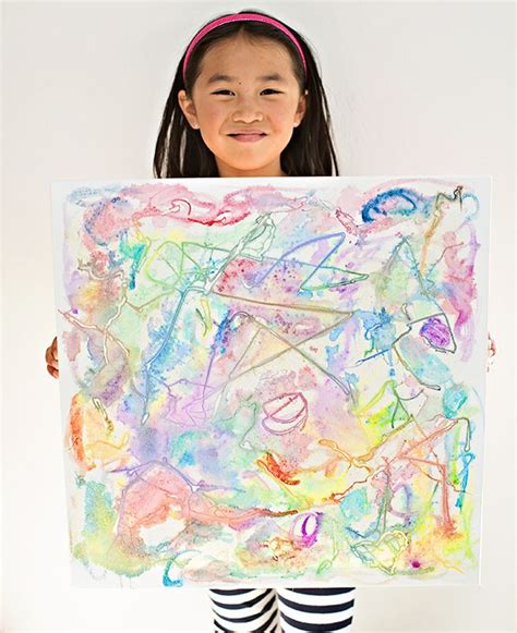 Hello Wonderful Watercolor Salt And Glue Painting With Kids Glue