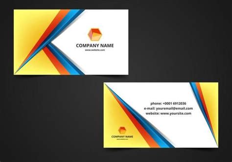 vector visiting card background graphic design business card