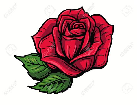 Rose Flower Cartoon Clip Art Free Vector And Clipart Ideas In Rose