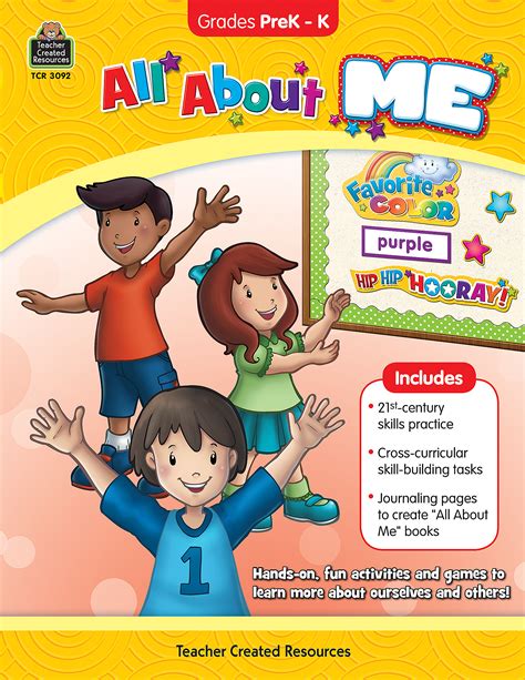 Pin by laverne on all about me #15407359. All About Me Grade PreK-K - TCR3092 | Teacher Created ...