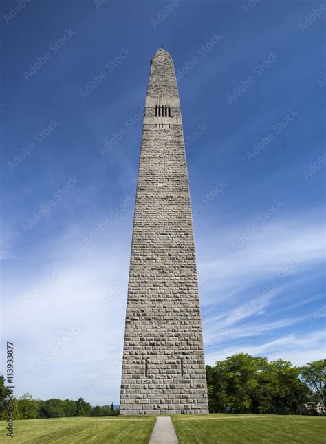 1891 Bennington Battle Monument The 306 Foot Tall Limestone Obelisk