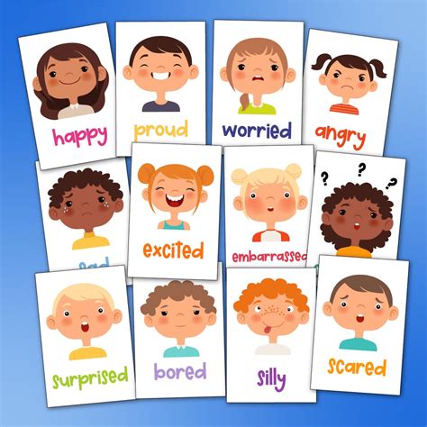 Emotion Cards For Kids Testy Yet Trying If You Re Happy Emotions