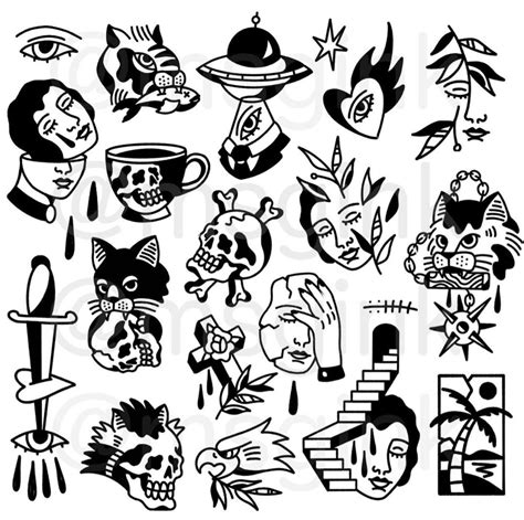 Traditional Tattoo Flash Art