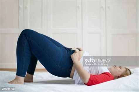 Pants Unbuttoned Woman Bildbanksfoton Och Bilder Getty Images