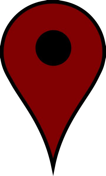 Map Pin Red Clip Art At Clker Com Vector Clip Art Online Royalty