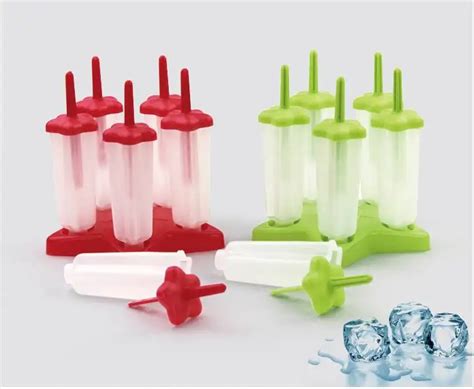 Diy Ice Lolly Maker Frozen Popsicle Ice Cream Mould Set With 6