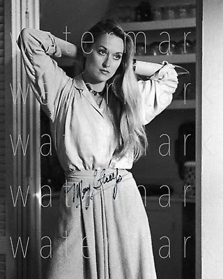 Meryl Streep Signed Sexy Hot Nude 8X10 Photo Picture Poster Autograph