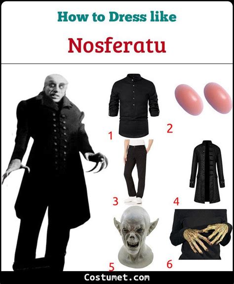Nosferatus Costume For Cosplay And Halloween