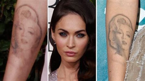 You Be The Judge Megan Fox Opens Up About Tattoo Removal On Marilyn Monroe Ink