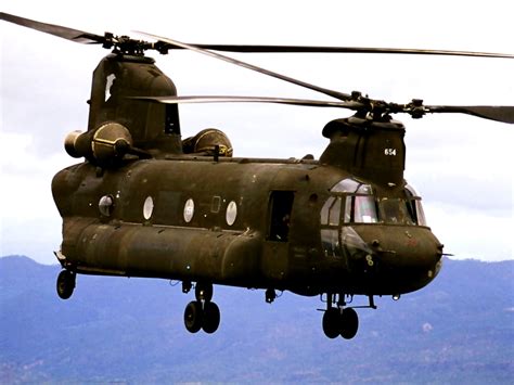 Helikopters Boeing Ch 47 Chinook Militaire Helikopter Achtergrond 🔥