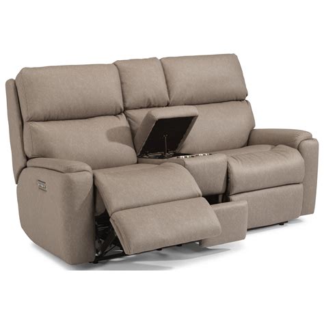 Flexsteel Rio 2904 601h 440 02 Casual Power Reclining Loveseat With