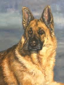 Daily Painting Projects Noble Shepherd Oil Painting Dog