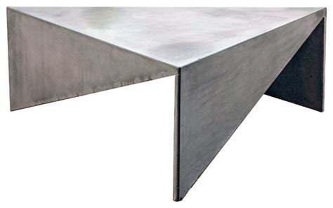 Modway triangle coffee table in walnut. Concrete Triangle, Coffee Table - Contemporary - Coffee ...